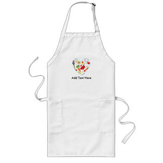 Long Tablier de coeur de cuisine