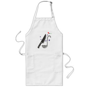 Long Tablier de conception de logo de chef   Cuisine de
