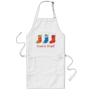Long Tablier de Noël de biscuit pour les biscuits de