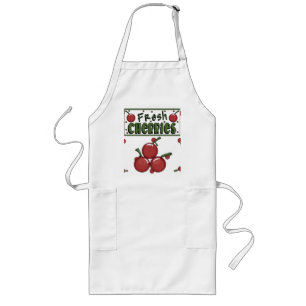 Long Tablier frais de cerises