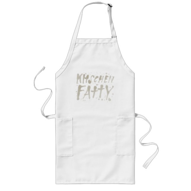 Long Tablier gras de cuisine Kitschen Fatty (Devant)
