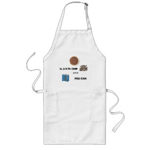 Long Tablier humoristique de tarte aux noix de pécan