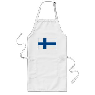 Long Tablier (léger) de drapeau de la Finlande