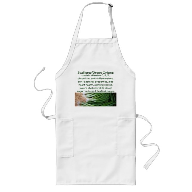 Long Tablier Oignons verts des Scallions (Devant)