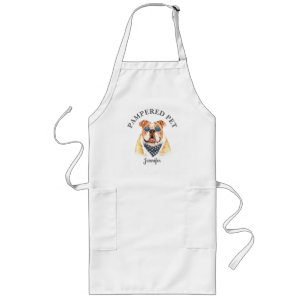 Long Tablier pour animal de compagnie Bulldog personnal