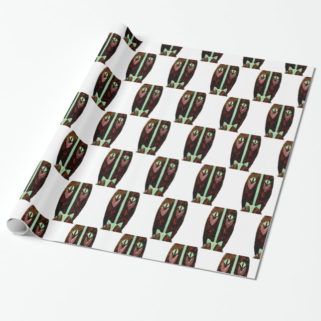 Long Tiki Mask Thunder_Cove Geschenkpapier (Ungerollt)