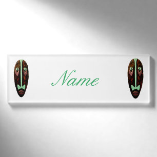 Long Tiki Mask Thunder_Cove Namenschild