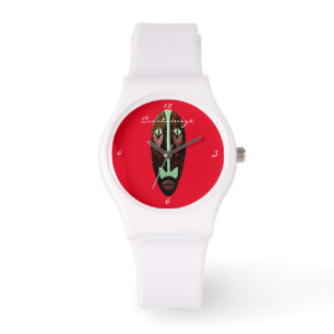 Long Tiki Maske Thunder_Cove Armbanduhr