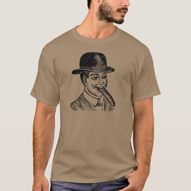 Long Tongue Vintag Man T - Shirt (Vorderseite)