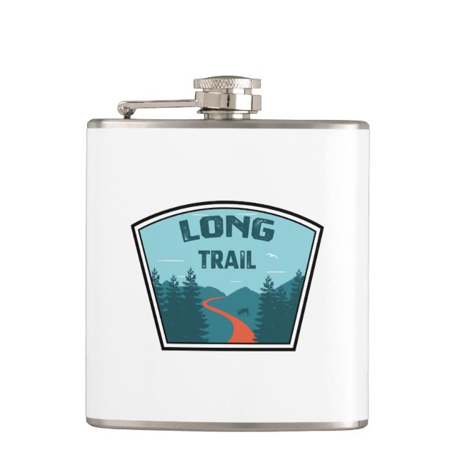 Long Trail Vermont Flachmann (Vorderseite)