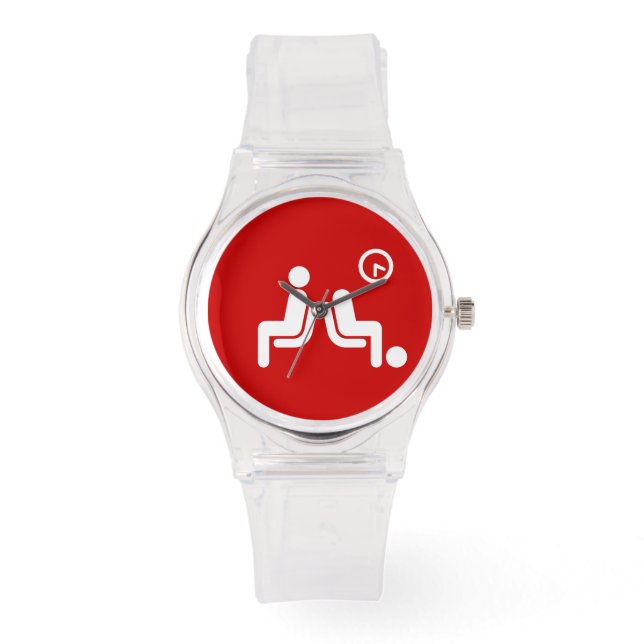 Long Wait Sign Armbanduhr (Vorderseite)