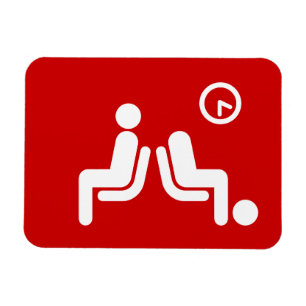 Long Wait Sign Magnet