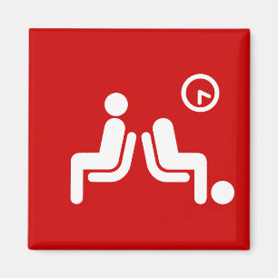 Long Wait Sign Magnet