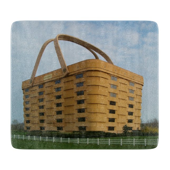 Longaberger Korb-Glasschneiden-Brett Schneidebrett (Vorderseite)