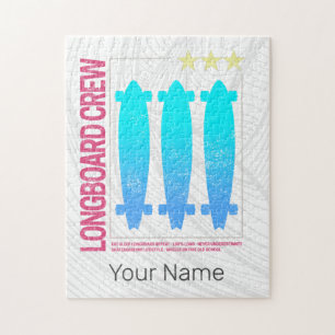 Longboard Retro Skateboard Vintage Skater Design