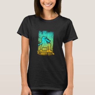 Longboard Skateboard Dancing Skater Girl Skateboar T-Shirt
