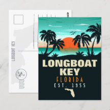 Longboat Key Florida Retro Sunset Souvenirs 60er