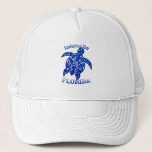 Longboat Key Florida Urlaub Tribal Turtle Truckerkappe