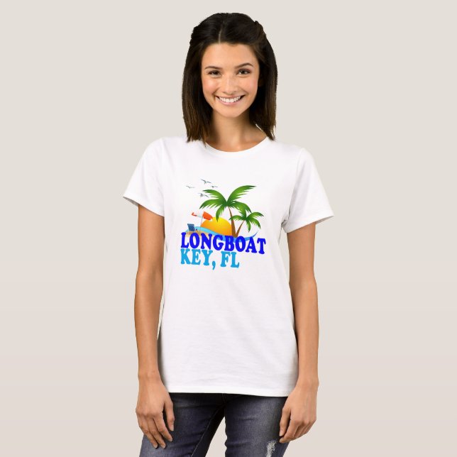 Longboat Schlüsselflorida. .png T-Shirt (Vorne ganz)