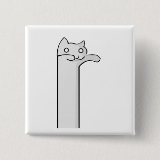 longcat cat minimalism tierisch button