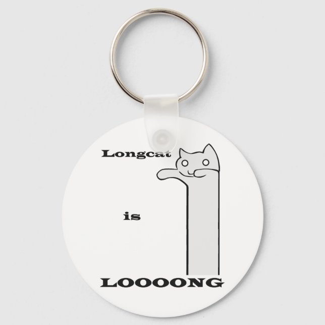 Longcat ist lang schlüsselanhänger (Vorderseite)