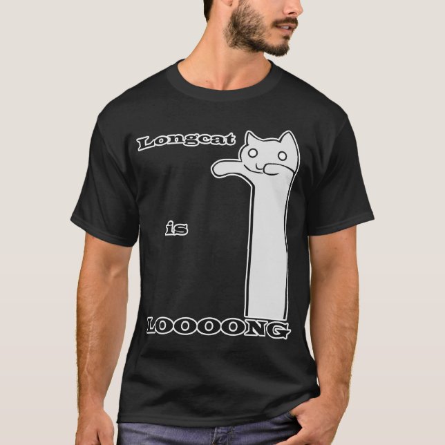 Longcat ist lang T-Shirt (Vorderseite)
