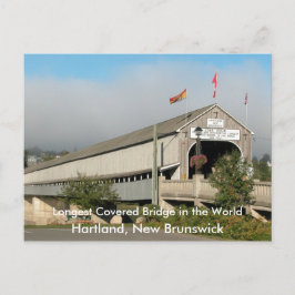 Longest Covered Bridge in the Worl. Postkarte