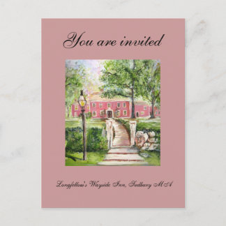 Longfellow's Wayside Inn - Einladung