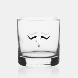 Longhorn Bull Skull - Horns Whiskyglas