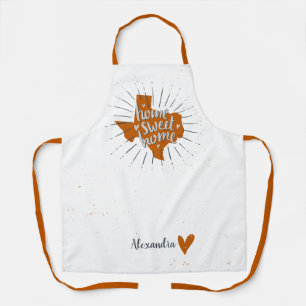 Longhorn Burnt Orange Zuhause Sweet Zuhause Texas Schürze