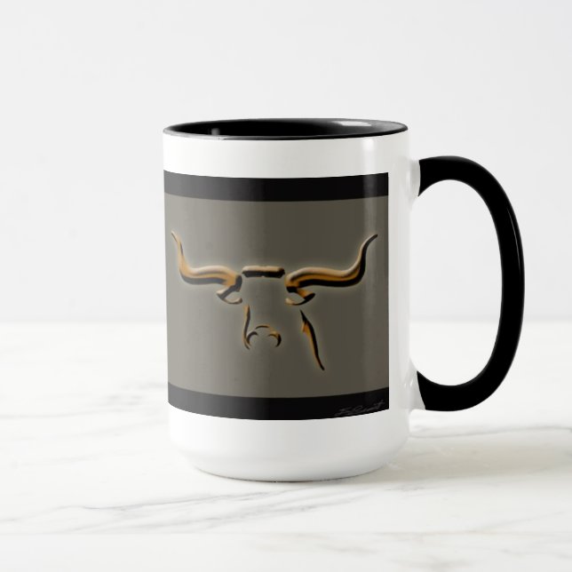 Longhorn-einfache Tasse (Rechts)