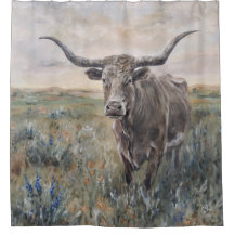 "Longhorn" handbemalt