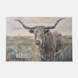 "Longhorn" handbemalt Fußmatte