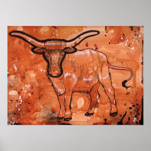 Longhorn-II-Poster Poster (Vorne)
