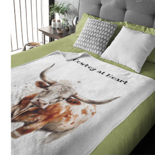 Longhorn Legacy, individuell Fleecedecke