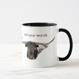Longhorn Tasse-fertigen besonders an Tasse