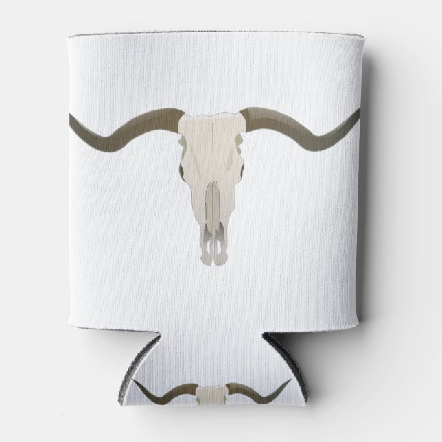 Longhorn-Western-Stil Dosenkühler (Vorderseite)