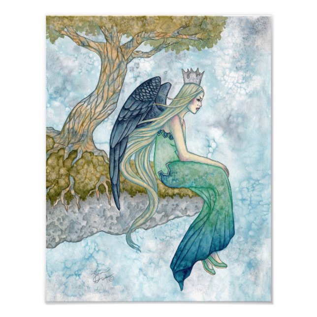 Longing, Angel Art von Holly Durr Fotodruck (Vorne)