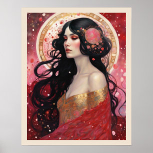 Longing für die Liebe Valentine's Day Art Print Poster