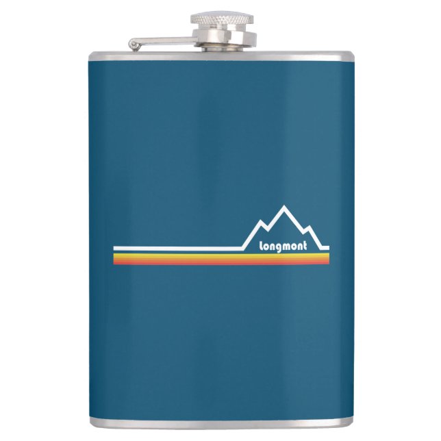 Longmont, Colorado Flachmann (Vorderseite)