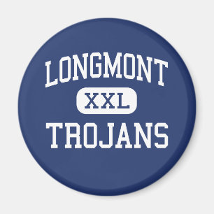 Longmont - Trojan - hoch - Longmont Colorado Magnet