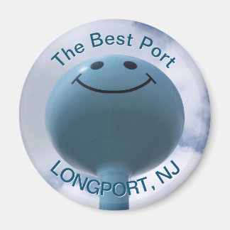 Longport, New Jersey Water Tower Fridge Magnet