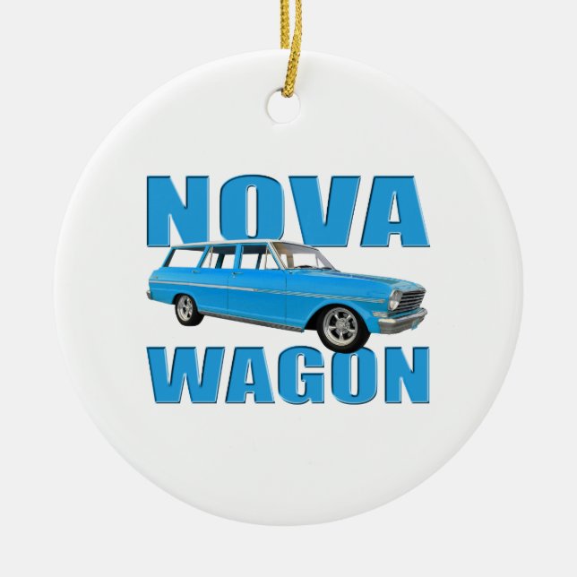 longroof chevy Lastwagen 1963 Novas II Keramikornament (Vorne)