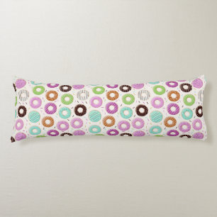 Longs Coussins du corps Motif de Donut