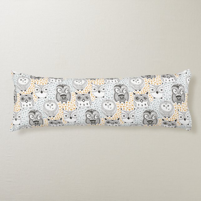 Longs Cute Owl Motif coussins (Devant)