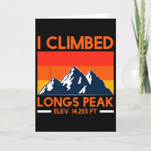 Longs Peak Berge Wanderer Bergliebhaber Berg Karte
