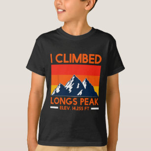 Longs Peak Berge Wanderer Bergliebhaber Berg T-Shirt