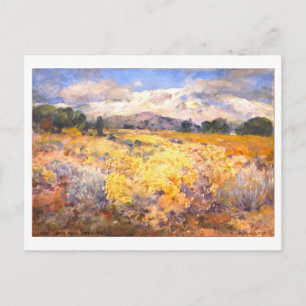 Long's Peak, Colorado, Malerei Postkarte