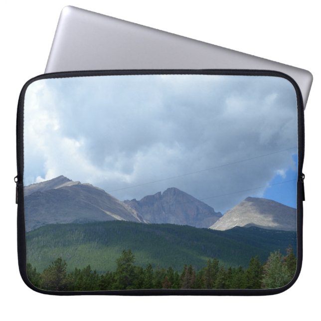 Longs Peak Colorado Notebook-Sieb Laptopschutzhülle (Vorderseite)