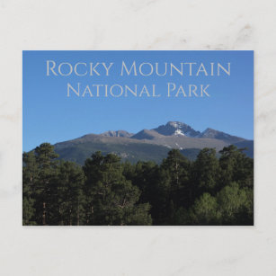 Longs Peak Rocky Mountain Nationalpark Colorado Postkarte